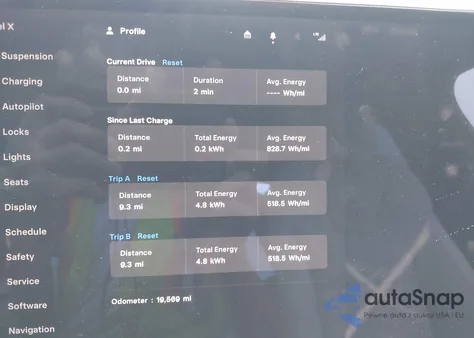 2022 Tesla Model X Dual Motor All-Wheel Drive/Plaid Tri Motor All-Wheel Drive z USA, uszkodzony, nr VIN 7SAXCDE51NF337869